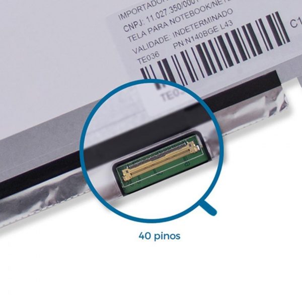 Tela 14 LED Slim 40 Pinos