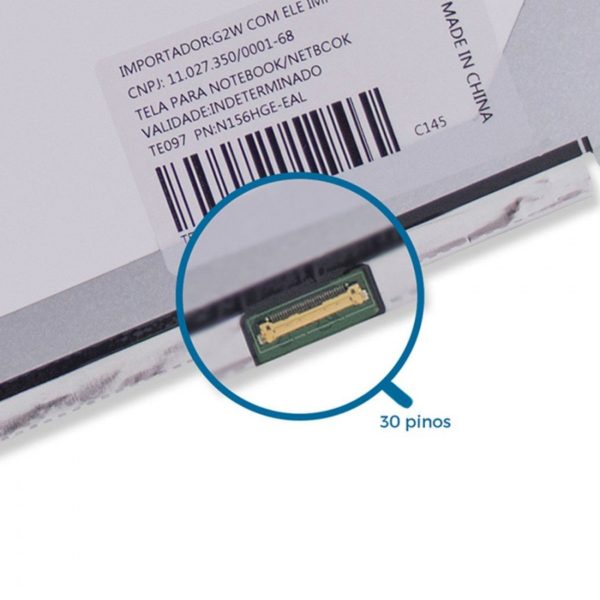 Tela 15.6" Led Slim 30 pinos Full HD